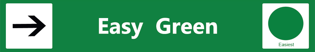 Easy Green sample ski sign